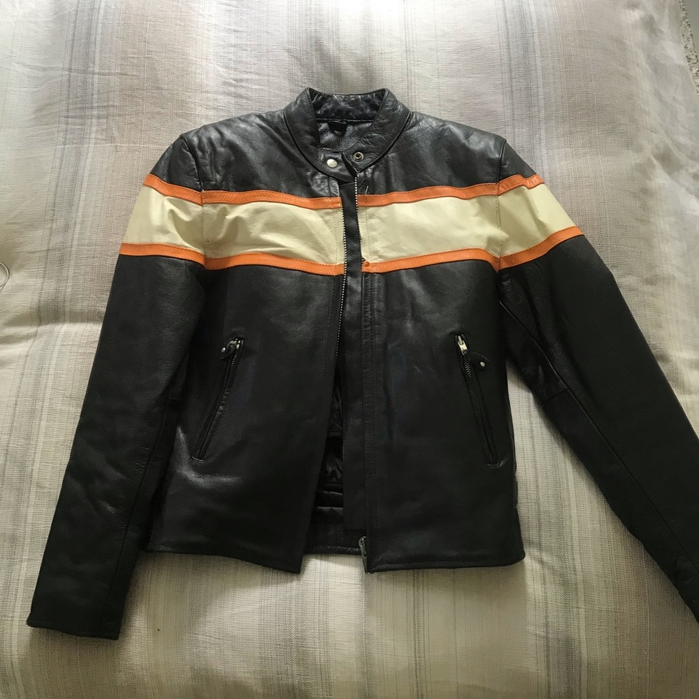 Hot Leathers Motorcycle Jacket with liner, Small